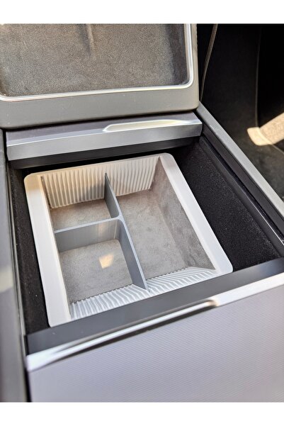 Morpiko Tesla Yeni Model Y JUNİPER Orta Konsol Düzenleyici Araç Içi Organizer...