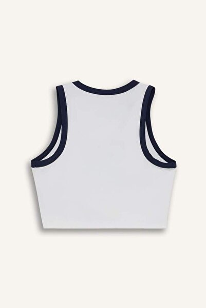 DeFacto DeFactoFit Crop Baskılı Bisiklet Yaka Sporcu Atlet E7722AX25AU