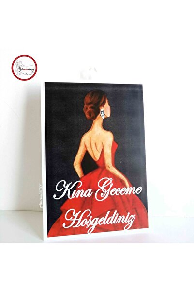 Gelincimherşey Добре дошли в „Моята нощ с къна“ с декорация на вратата с карт...