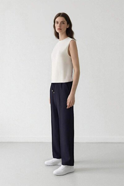 DeFacto Wide Straight Esnek Belli Cepli Bağcıklı Düz Paça Pantolon D8354AX25SP