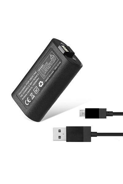 YUES Xbox One & Series S|X Gamepad Şarj Kiti – Şarj Edilebilir Batarya + USB Kablo (Play & Charge)