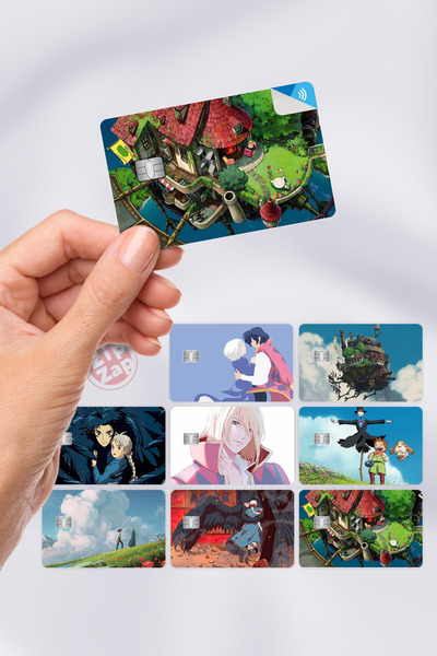 ZipZap ملصق ببطاقة قلعة هوول المتحركة 8 قطع