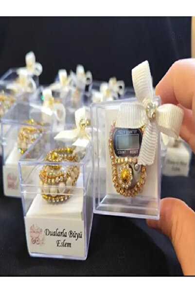 cenka Taşlı Zikirmatik Tesbih Mevlüt-Umre Hatırası Hoşgeldin Bebek 40 Mevlid ...