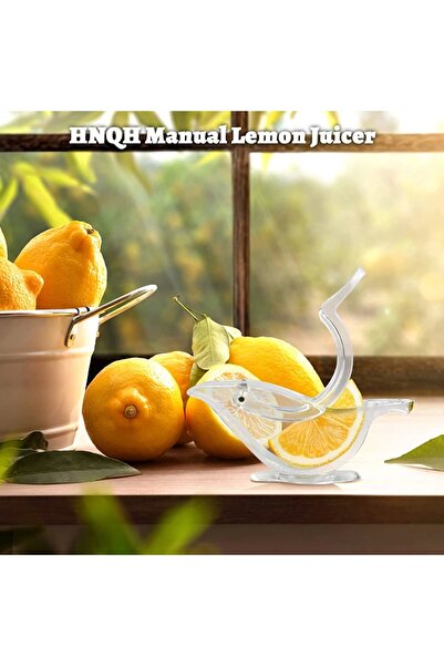 Yenigeldi Transparent Acrylic Bird Lemon Slice Juicer Lemon Squeezer For Tea Salad Linden Vs