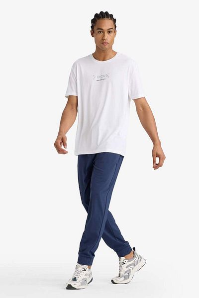 DeFacto New Season Defactofit Standard Fit Crew Neck Printed Short Sleeve T-Shirt