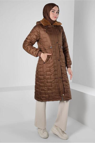 Alvina Inflatable Hooded Coat - 90435