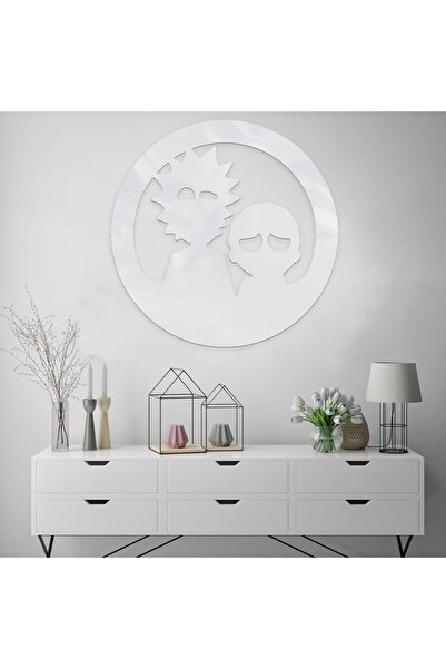 Marktna Anime pattern silver acrylic painting