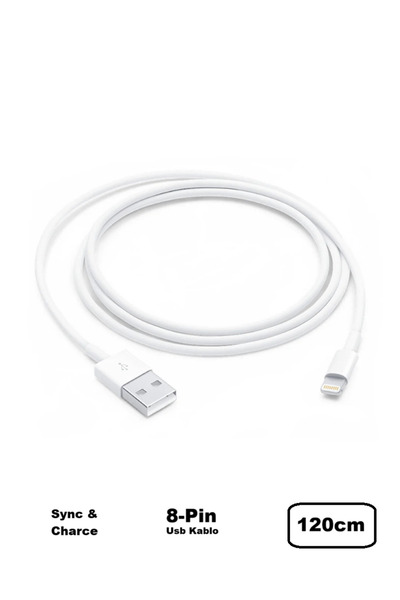Evax Hızlı Şarj Ve Hızlı Veri Aktarımlı 120cm Lightning Kablo