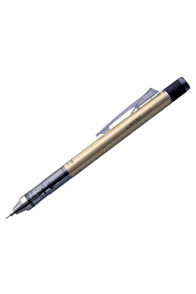 Tombow Mono Graph 0.7mm Versatil Kalem + Uç + Silgi Set - Altın