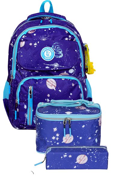 Relaxion 1390 Children's Triple Set Primary School Backpack with Anatomical Back