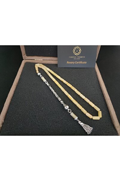 İskeçe Tesbih Cutie VIP din catifea cu ciucuri argintie fără erori 10,05 Gr. ...