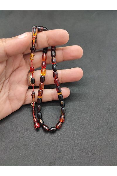 İskeçe Exclusive There Is No Other Place!!! Furkan Gül Master Artifact Ringed Imame Hand Size Fire-I Amber Certified 8338