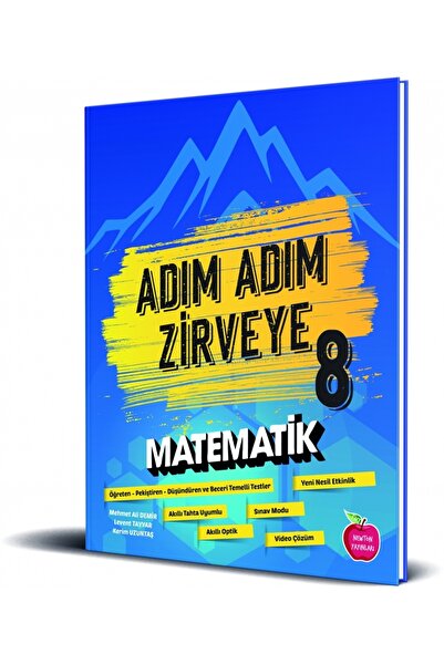 Newton Yayınları Newton 8. Sınıf Matematik Adım Adım Zirveye Soru Bankası 2023