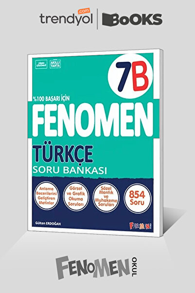 Fenomen Yayıncılık FENOMEN 7 Türkçe B Soru Bankası *Güncel Baskı
