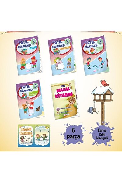 Mavi Deniz Yayınları 3.sınıf Yarı Yıl Tatil Kitabı