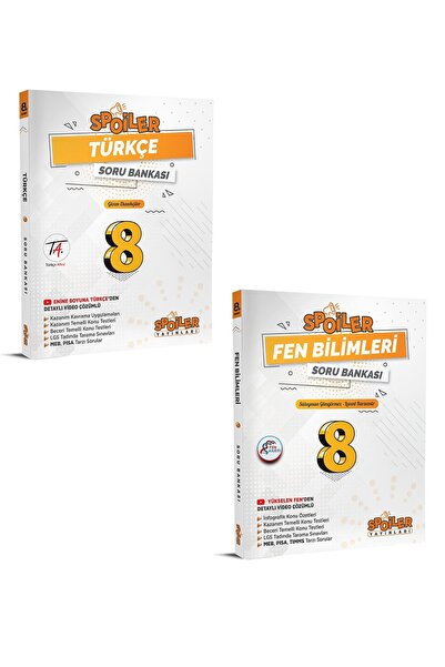 Spoiler Yayınları Spoiler 2024 8. Sınıf Lgs Türkçe Fen Bilimleri Soru Bankası...