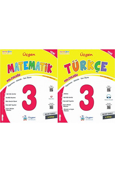 Üçgen Yayıncılık Üçgen 2025 3. Sınıf Beceri Temelli Türkçe + Matematik Yolcul...