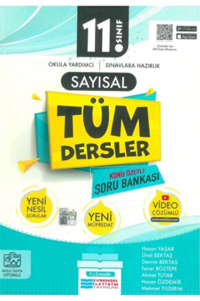 Genel Markalar Evrensel 11.Sınıf Sayısal Tüm Dersler Konu Özetli Soru Bankası