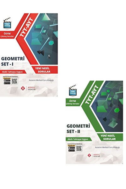Sonuç Yayınları Sonuç Yayınları Tyt Ayt Geometri Modüler Set 1 - 2 Seti 2024