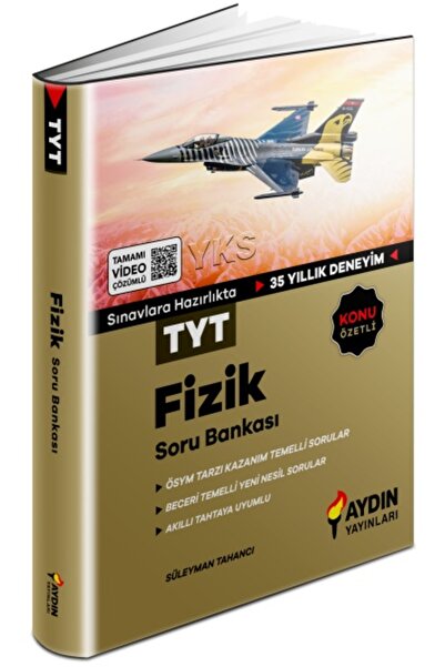 Aydın Yayınları FİZİK SORU BANKASI KONU ÖZETLİ TYT