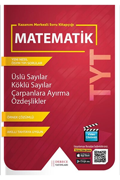 Sonuç Derece Yayınları Sonuç Derece Tyt Üslü Köklü Sayılar Çarpanlara Ayırma ...