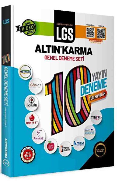 Altın Karma Yayınları Altın Karma Lgs 10 Lu Genel Deneme Seti