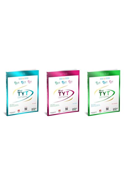 Üç Dört Beş Yayıncılık Üçdörtbeş 2024 Tyt Fizik + Kimya + Biyoloji 30 Deneme ...