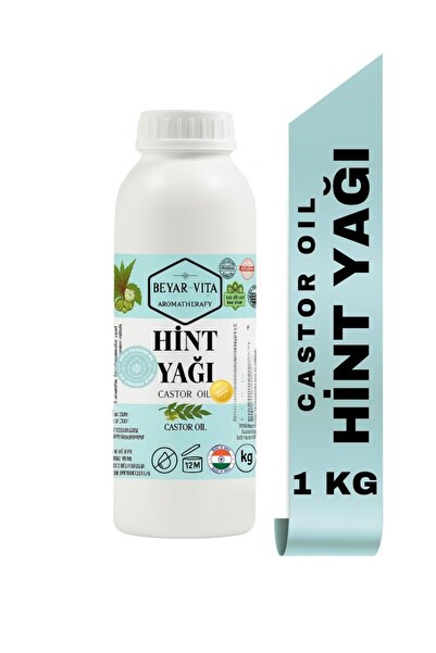 BEYARVİTA Hint Yağı, 1 KG (castor oil) soğuk sıkım