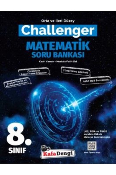Kafa Dengi Yayınları LGS 8.Sınıf Challenger Matematik Soru Bankası ve Telefon...
