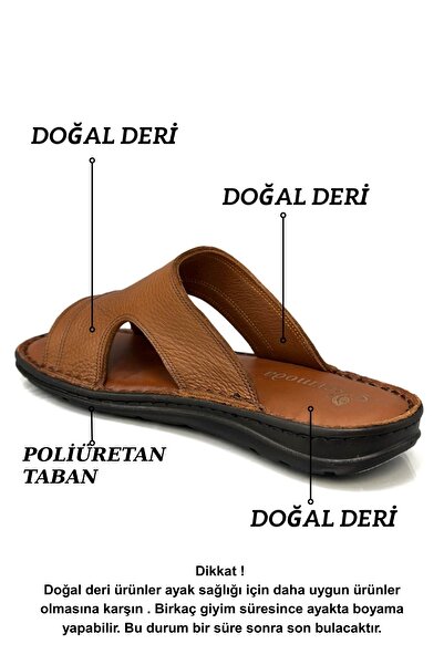 sermoda Γνήσιο πραγματικό δέρμα Ανδρικές Παντόφλες Ελαφριά Παντόφλες Δέρμα A SirTan