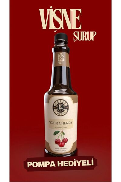 KARPE COFFEE VİŞNE Kokteyl, Pasta Ve Kahve Şurubu 750 Ml (SOUR CHERRY COCKTAI...