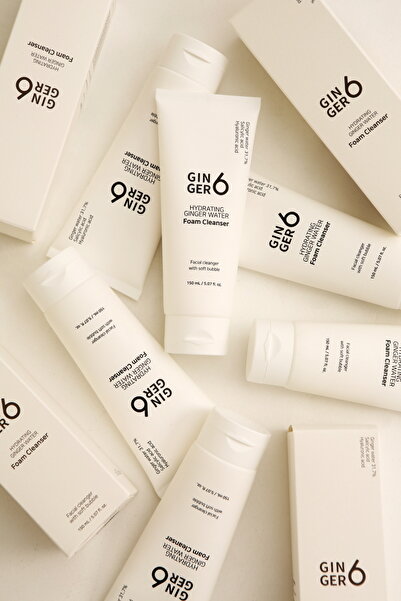Ginger6 Spumă de curățare hidratantă cu acid salicilic si acid hialuronic