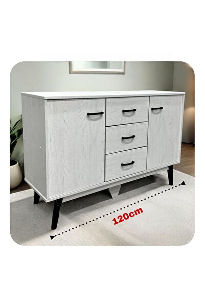 Generic Two-Door Sideboard with 3 Drawers 120*80 cm