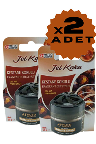 AutoDeepen 2Lİ KESTANE Oto Jel Koku Araba Kokusu Oda Kokusu Oda Wc Banyo Ayak...