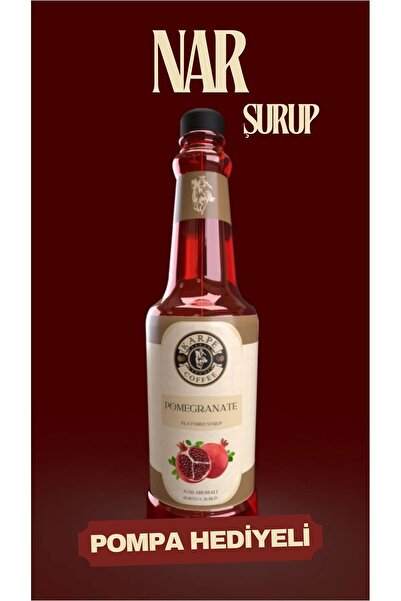 KARPE COFFEE NAR Pasta Ve Kahve Şurubu Yüksek Aroma 750 ml