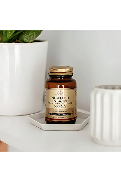 Solgar No Flush Niacin 500 Mg 50 Kapsül