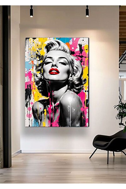 UĞUR STORE US MARİLYN MONROE KANVAS DUVAR SALON OFİS DÜKKAN HEDİYELİK DEKARASYON SÜSÜ ÖLÇÜ SEÇMEYİ UNUTMAYINIZ