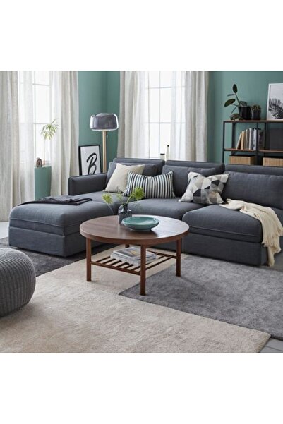 IKEA Kırık Beyaz-bej Renk Parlak Tüyler Yıkanmaz Modern Halı