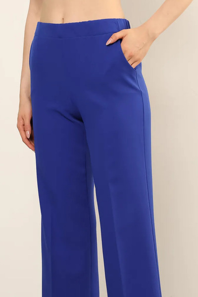 Balenbi 1003 Palazzo High Waist Lycra Woven Women's Trousers