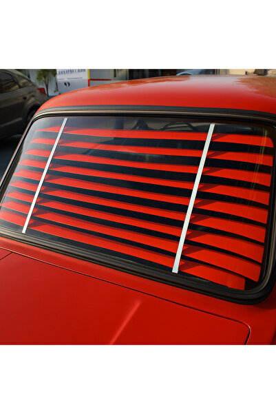 Çiftsüren Oto Aksesuar ستارة الستائر الحمراء للنافذة الخلفية للسيارات
