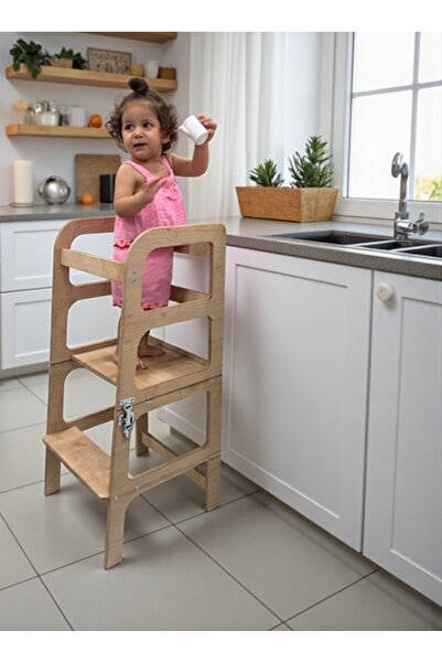 MONTOPLAY Montessori Öğrenme Kulesi, Katlanabilir Masa