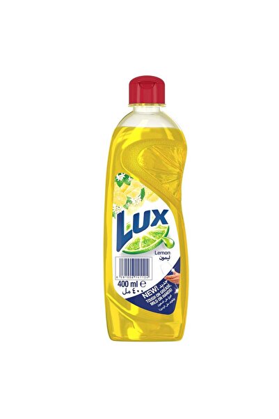 LUX Dishwashing Liquid Lemon 400ml – Powerful Grease Removal with Fresh Citrus