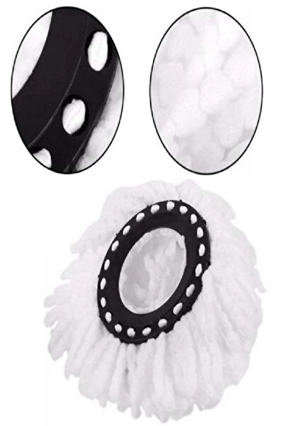 Lider Mikrofiber Yuvarlak Mop Paspas Vileda Ucu 2 Adet