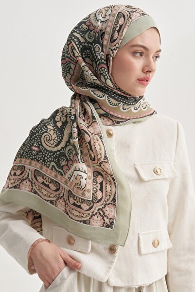 carell Olea Soft Green Nilla Cotton Shawl