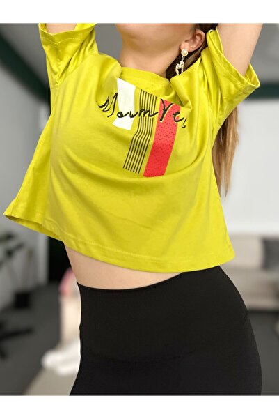 Sheesy MOWM FEMME Crop cu centură tricou