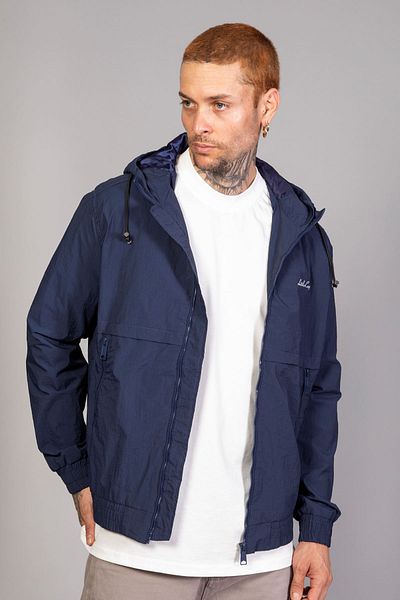 LTC Jeans Ανδρικό ελαφρύ ανοιξιάτικο μπουφάν Indigo Hooded - Crinkle Design