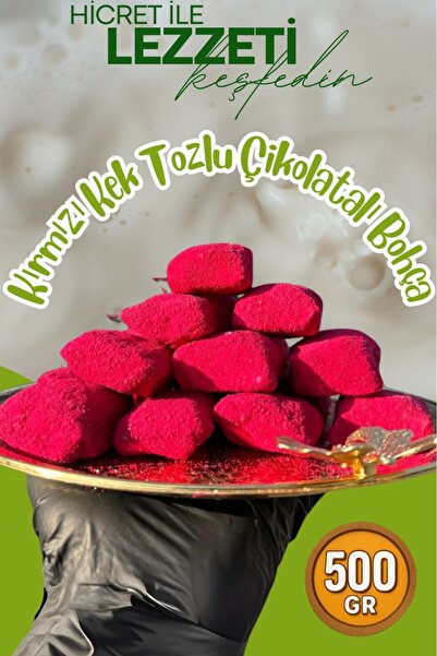 Hicret Kuruyemiş Kırmızı Kek Tozlu Çikolatalı Bohça 500 Gr