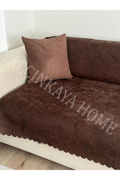 YALÇINKAYA HOME Damar Desenli Süngerli Kaymaz Taban Koltuk - Çekyat Örtüsü 170x205cm