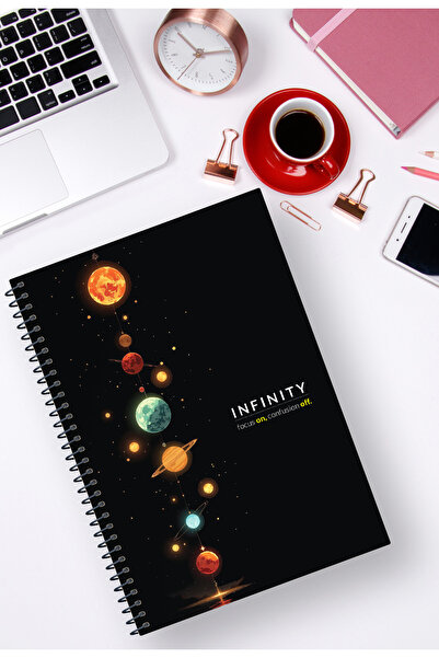 Kentsoylu A5 Karton Kapak Spiralli Çizgisiz Defter/ 96 Sayfa/Tematik Seri No:...