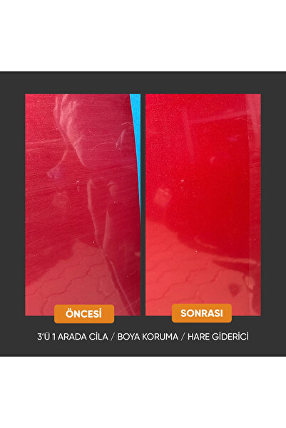 SMX Demirtozu&jant Temizleyici -seramik Katkılı Hızlı Cila-3'ü1 Arada Hare Giderici&boya Koruma&cila